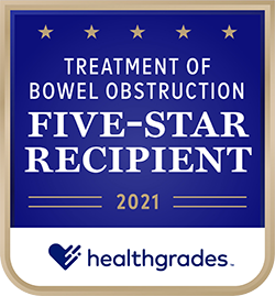Healthgrades Five-Star Recipient for Treatment of Bowel Obstruction in 2021