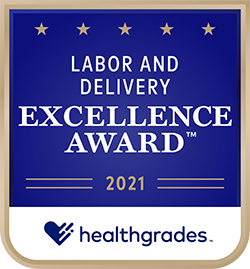 Healthgrades Labor and Delivery Excellence Award 2021